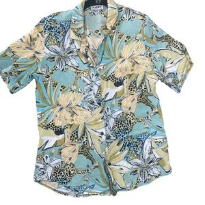 Katies Vintage Floral Blouse, Size 10